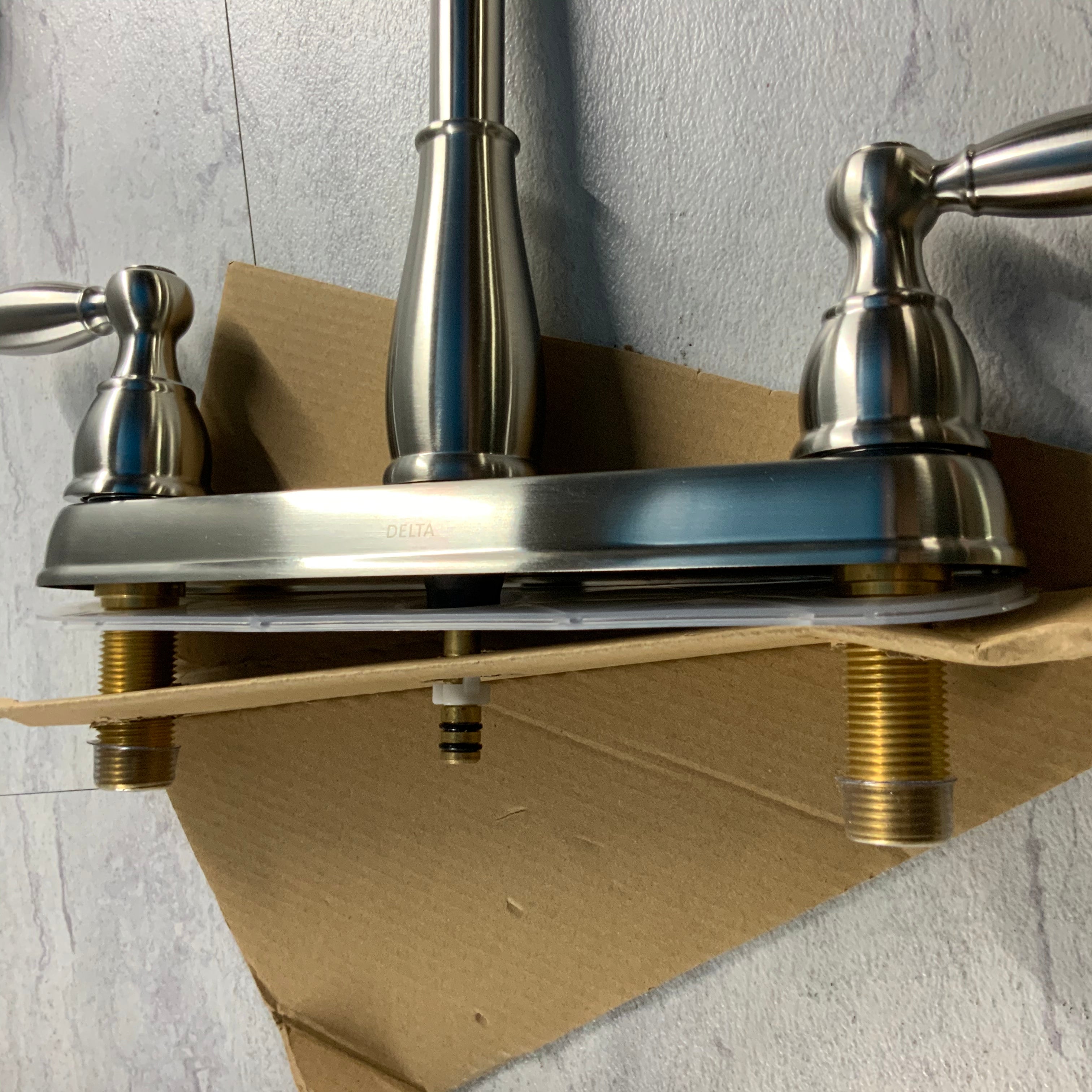 Delta Foundations 2-Handle Standard Kitchen Faucet (7197368287470)